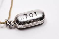 Charm Necklace Silver Sculpture by Gilead, Contemporary Art, 2010+