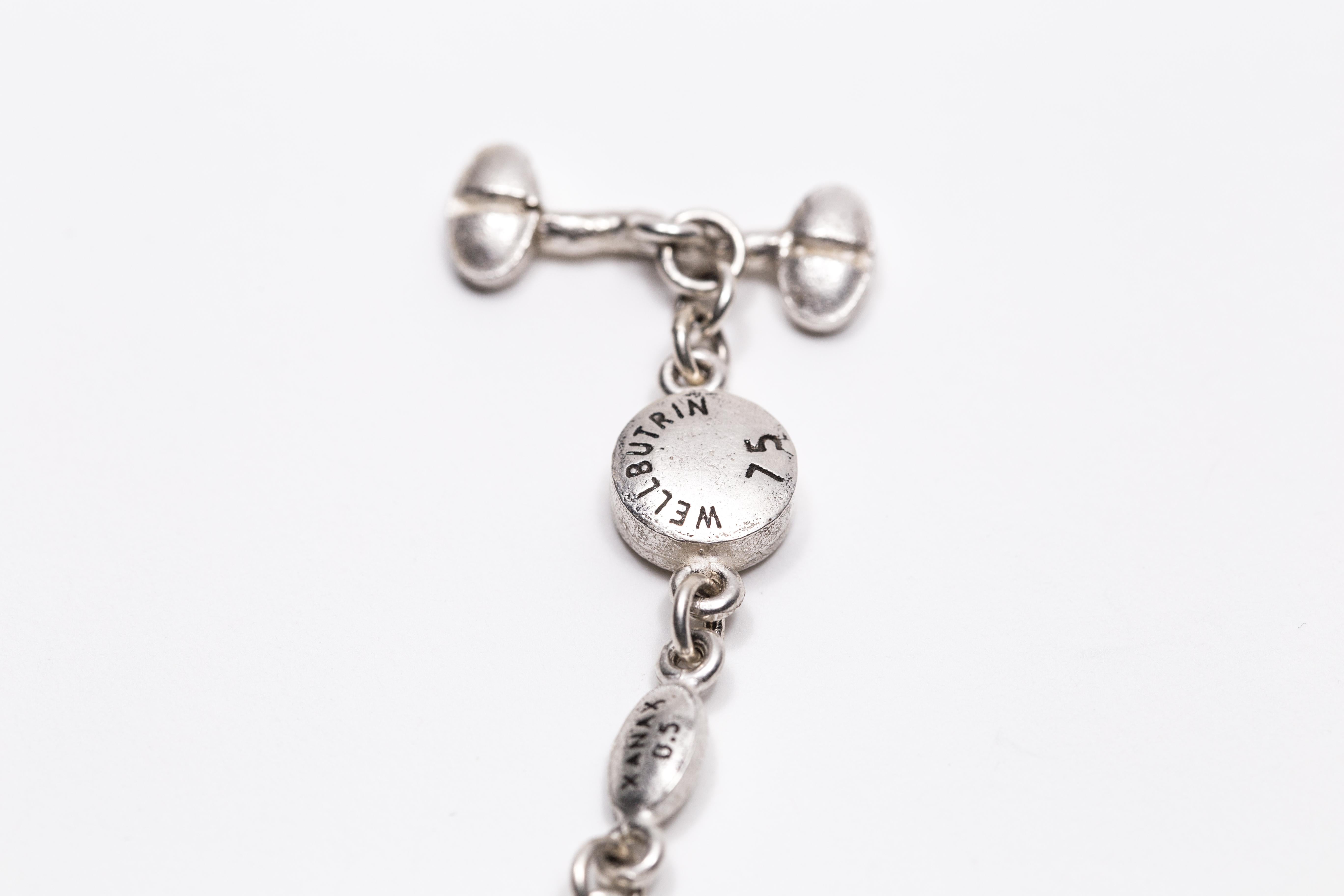 Untitled (10 Charm Bracelet, Mixed) - Contemporary Sculpture by Colleen Wolstenholme