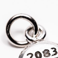 Untitled Pendant 2083 V - Allopurinol, Contemporary Silver Sculpture