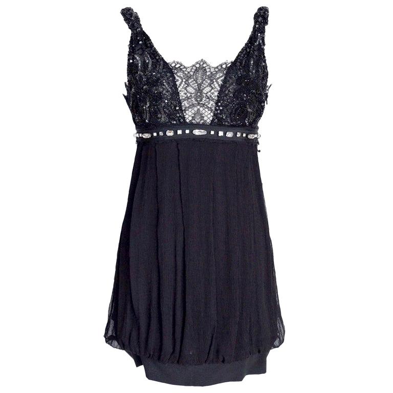 Collette Dinnigan Dress Lace Beading and Stones S New For Sale