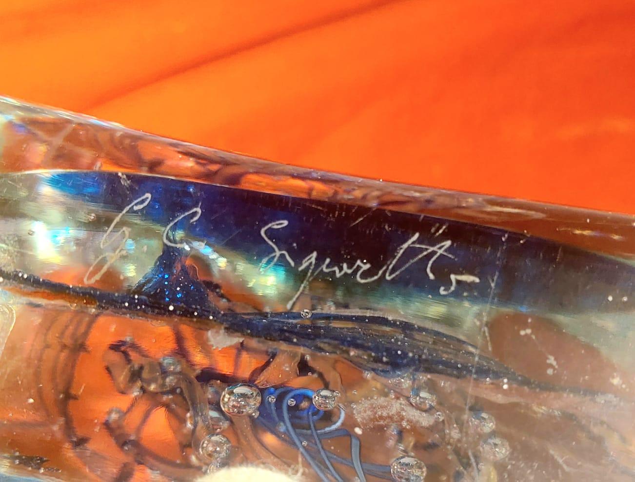 Forged Murano glass fish collection For Sale