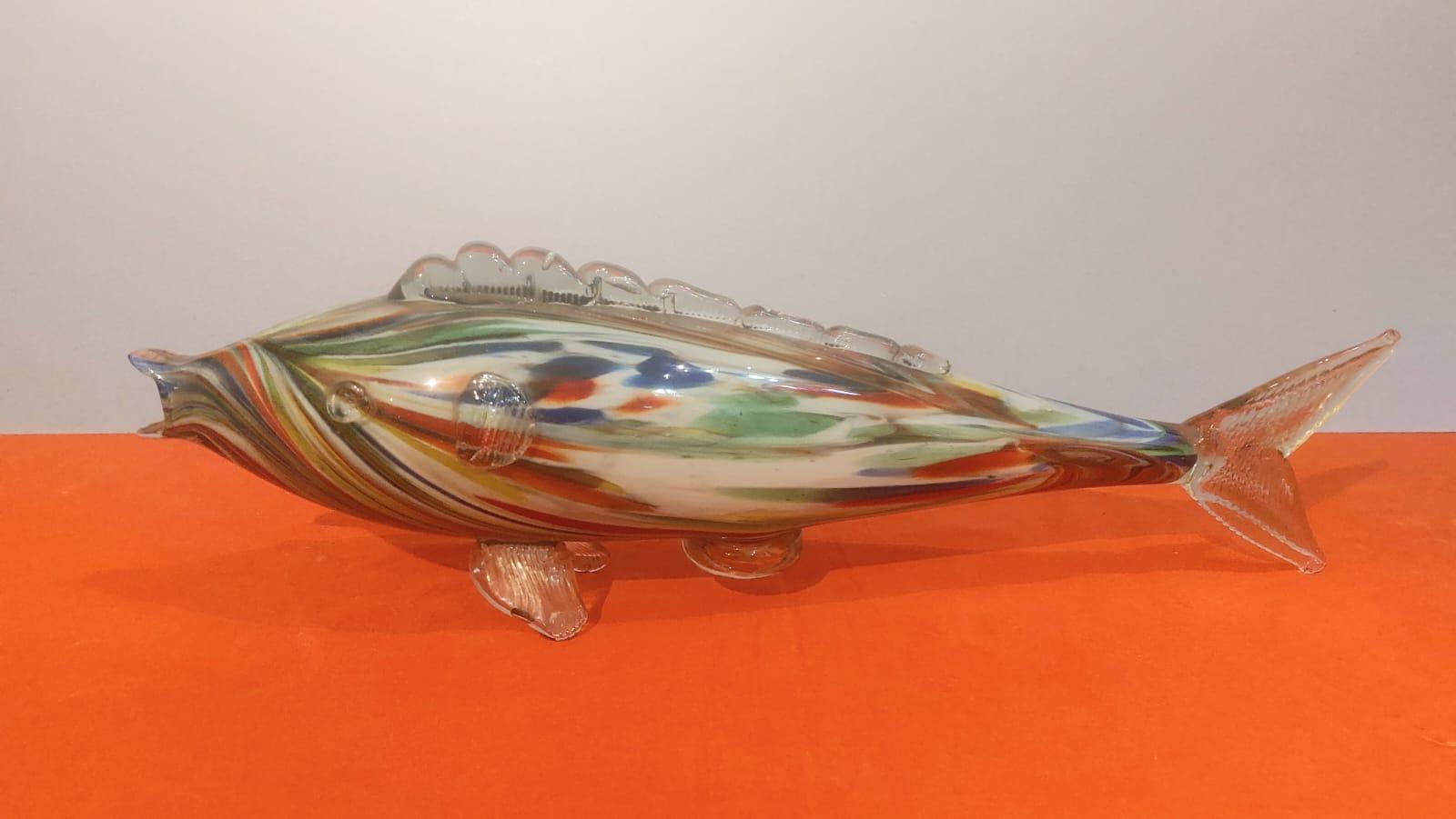 20th Century Murano glass fish collection For Sale
