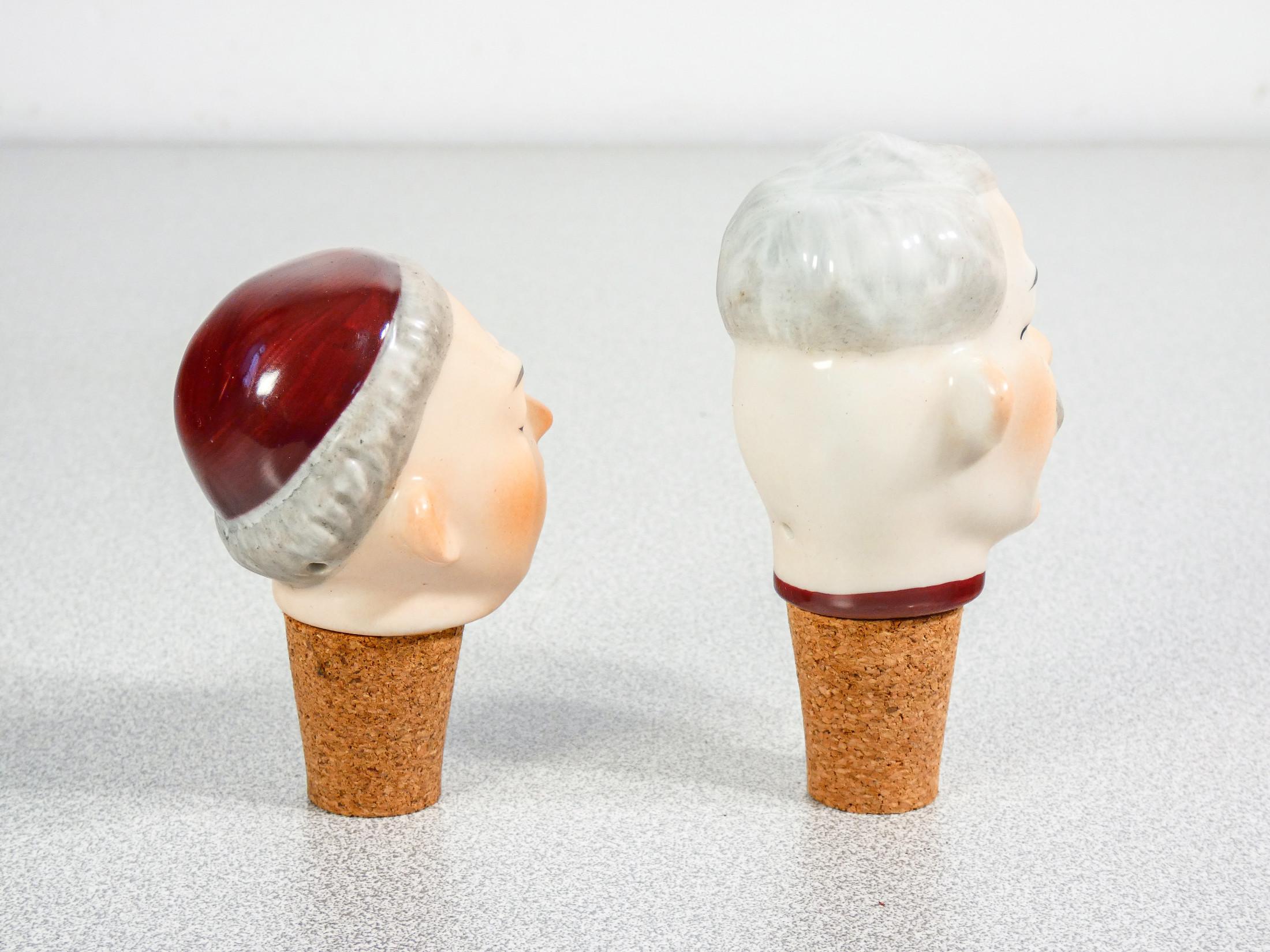 WAGNER & APEL collection of four porcelain and cork stopper-versions For Sale 5