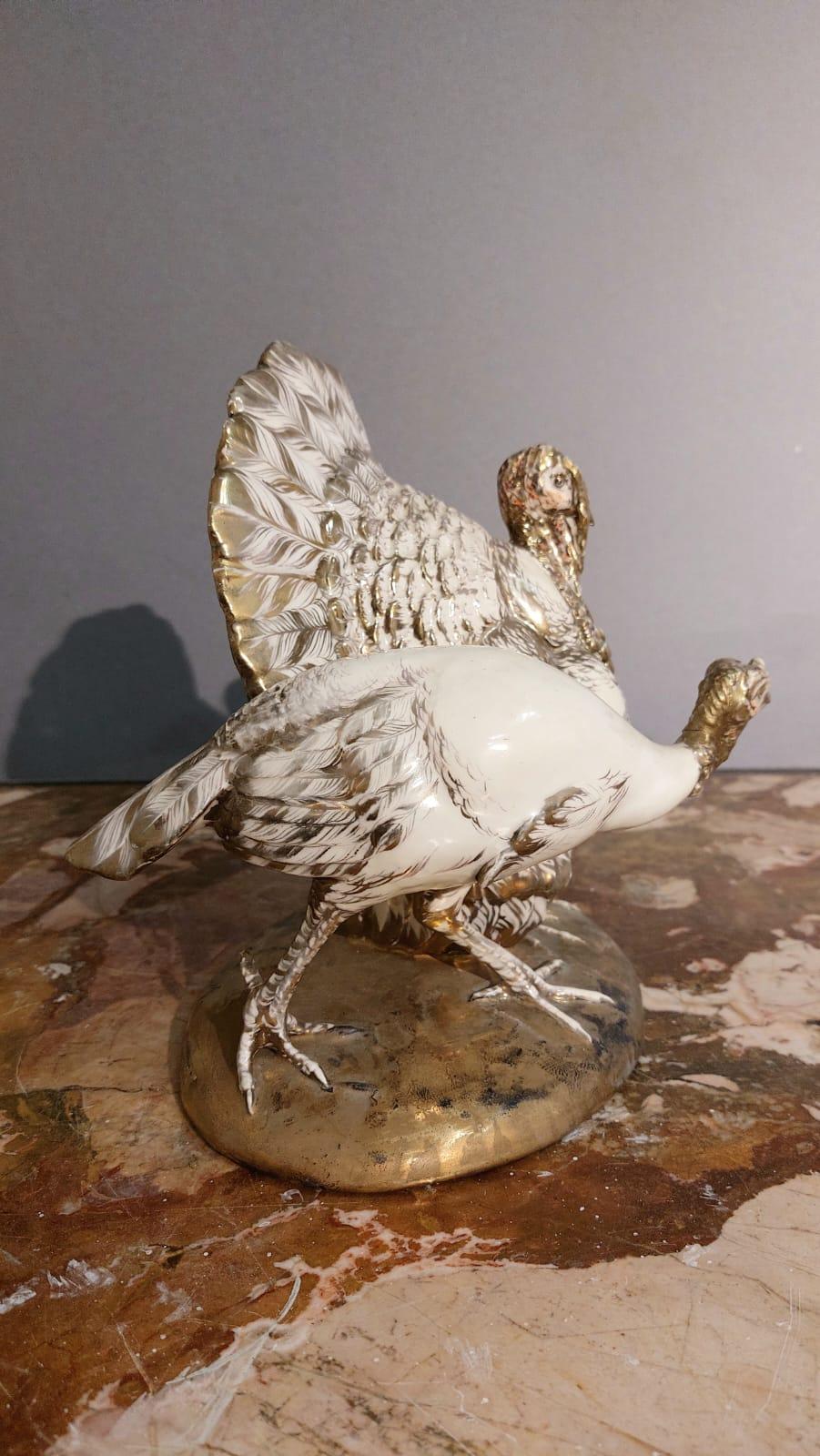 Galvanized Ceramic turkey collection For Sale