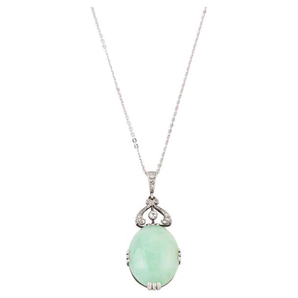 Collier en Or Rose, Émeraude et Diamants, XIXème Siècle Collier en Or Rose, Émeraude et Diamants, XIXème Siècle