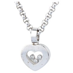 Collier Chopard en or blanc 18 cts