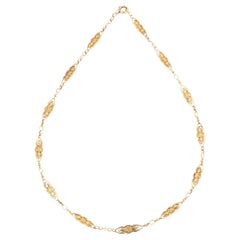 Antique Collier de la fin du 19ème siècle en or 18 carats