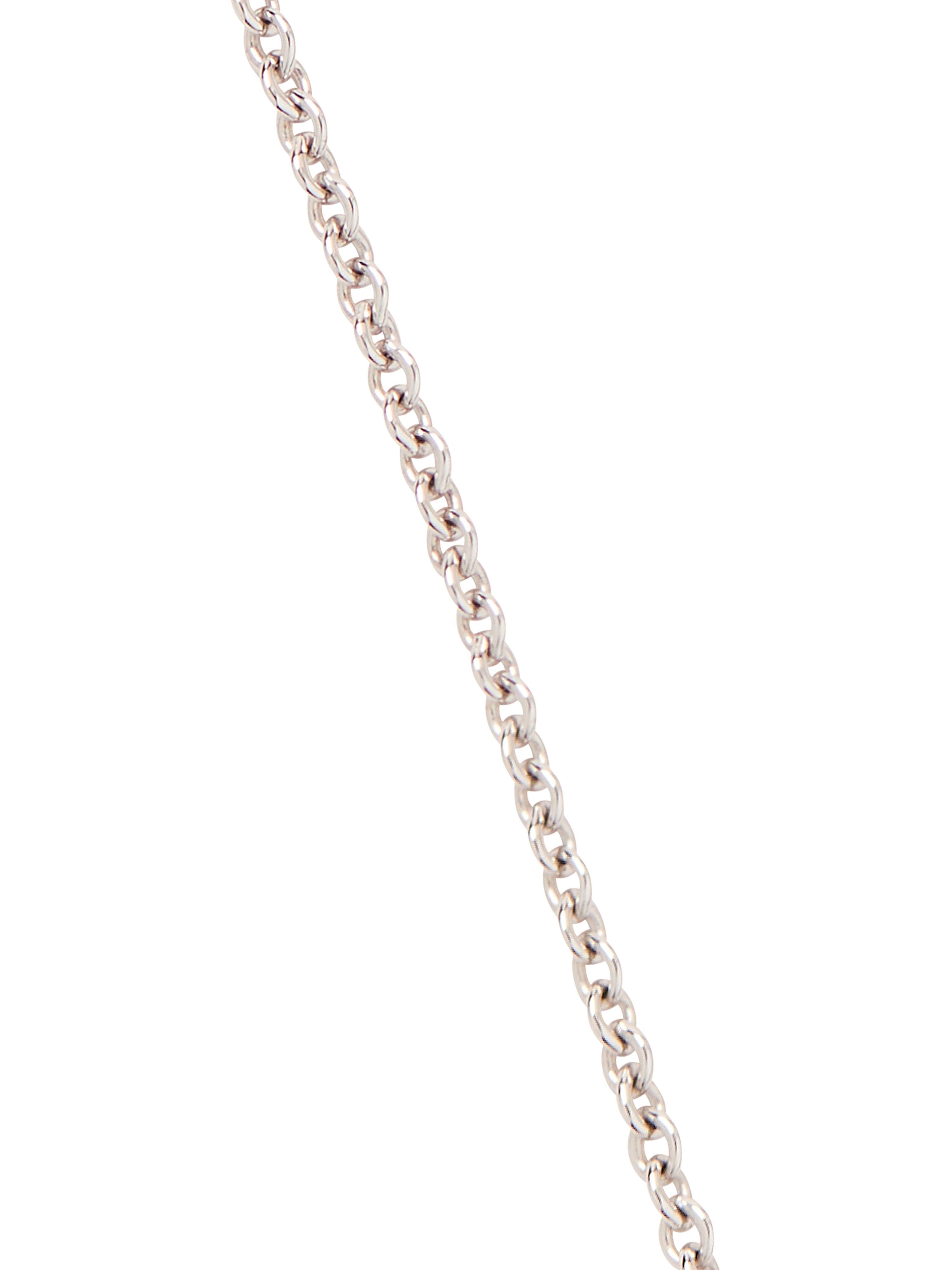 Modern 18 Carat White Gold necklace, Diamonds, Flower Collection For Sale
