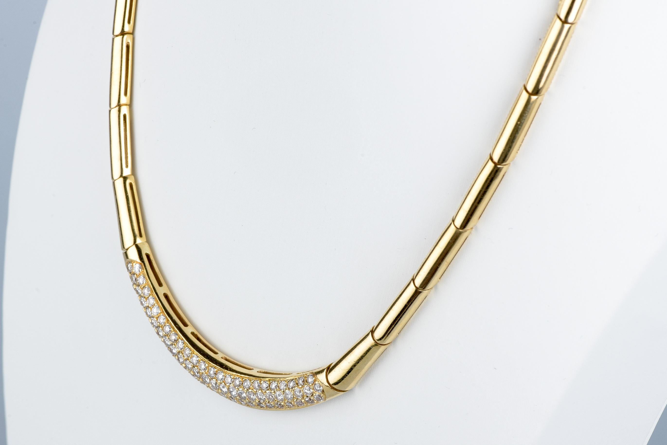 Collier en or jaune 18 cts For Sale 1