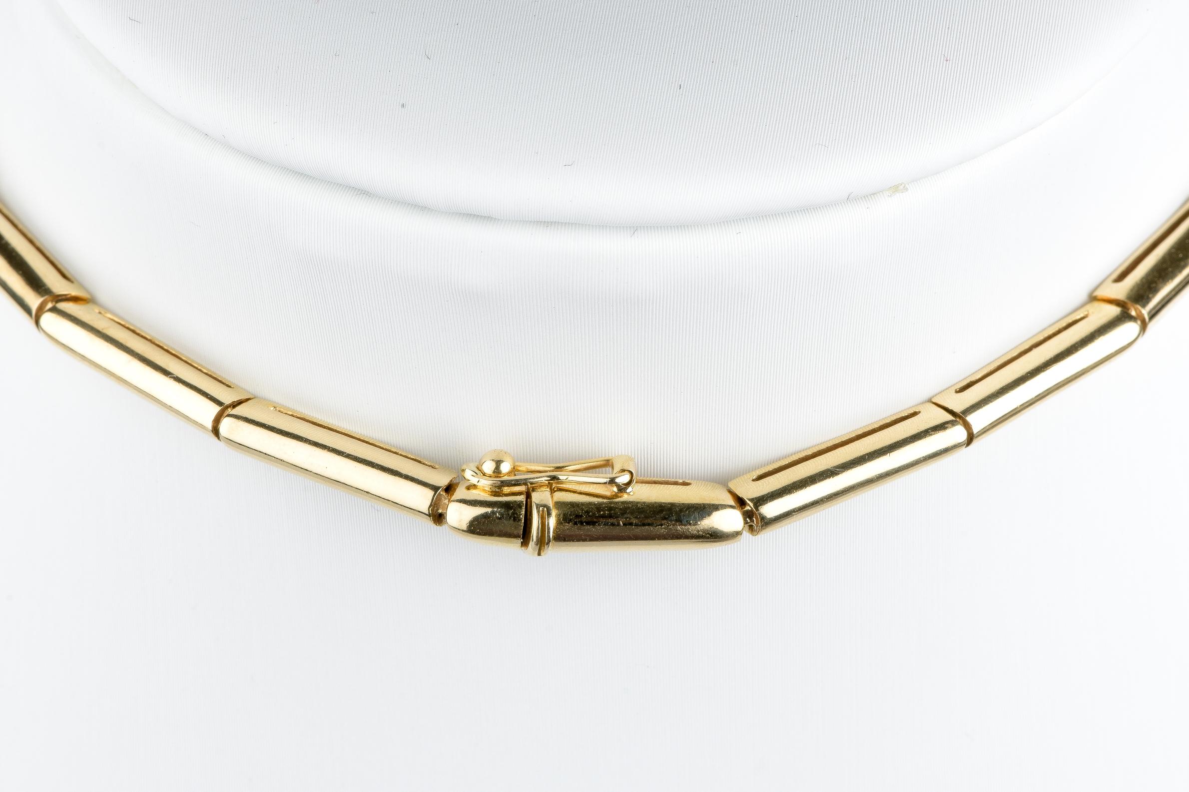 Collier en or jaune 18 cts For Sale 3