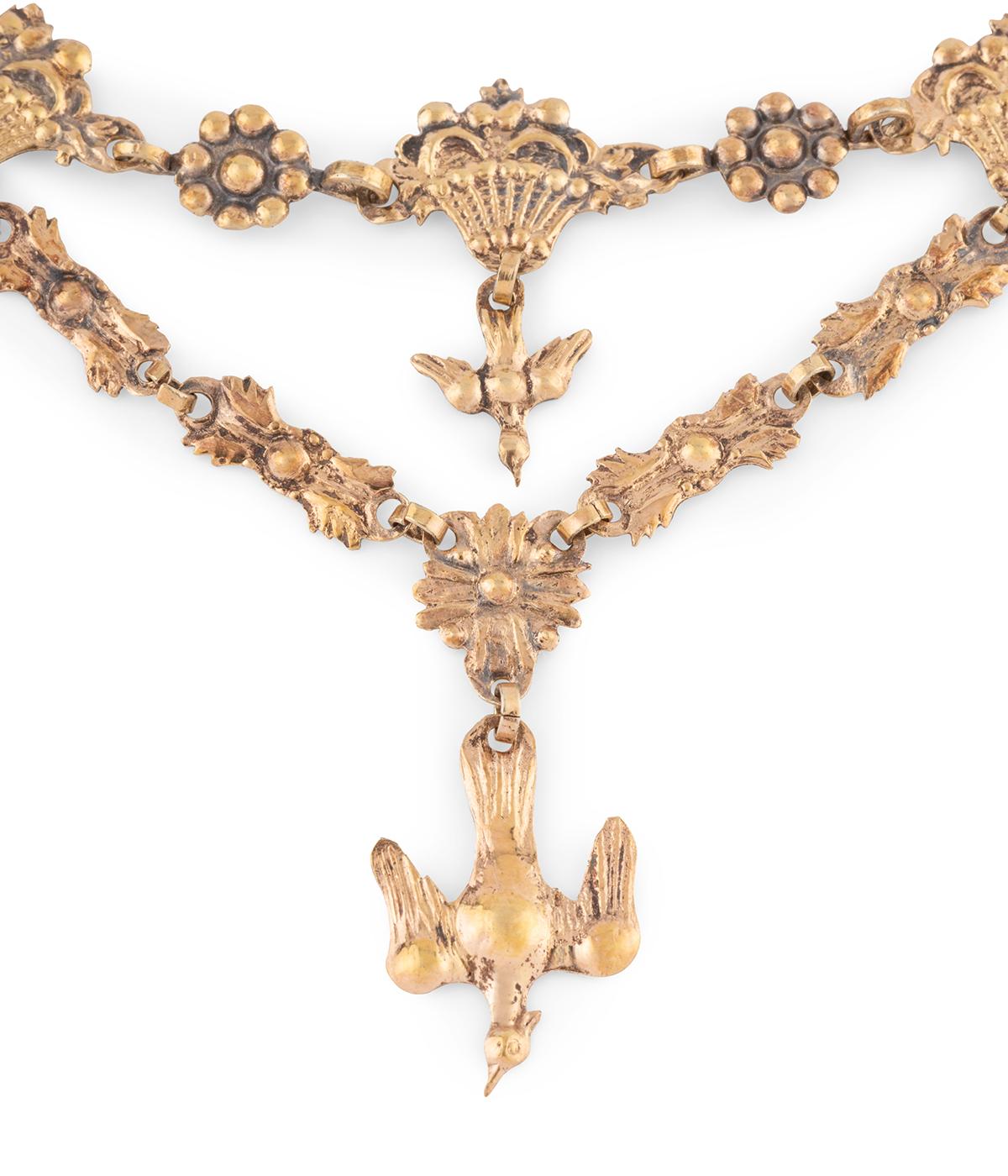 Collier en vermeil du début du 19ème siècle et d'origine provençale in vendita 7