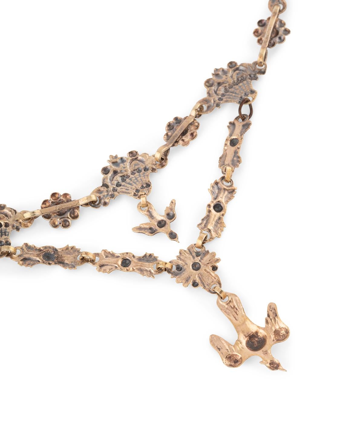 Collier en vermeil du début du 19ème siècle et d'origine provençale In condizioni buone in vendita a PARIS, FR