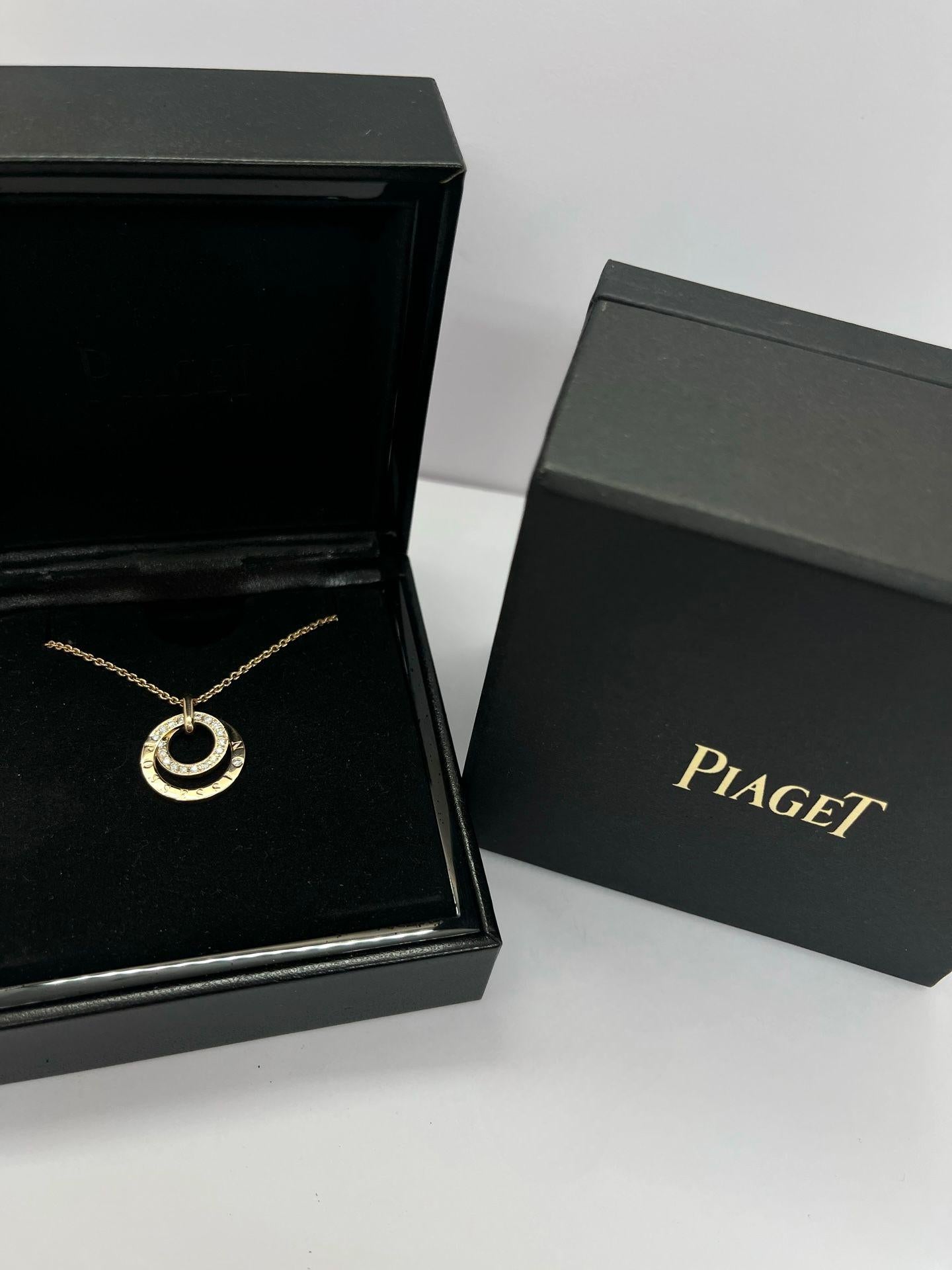 Collier Piaget Possession Or Rose in vendita 1
