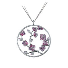 Collier Sakura, Création Unique Primée Au "Bestes Juwel des Jahres"