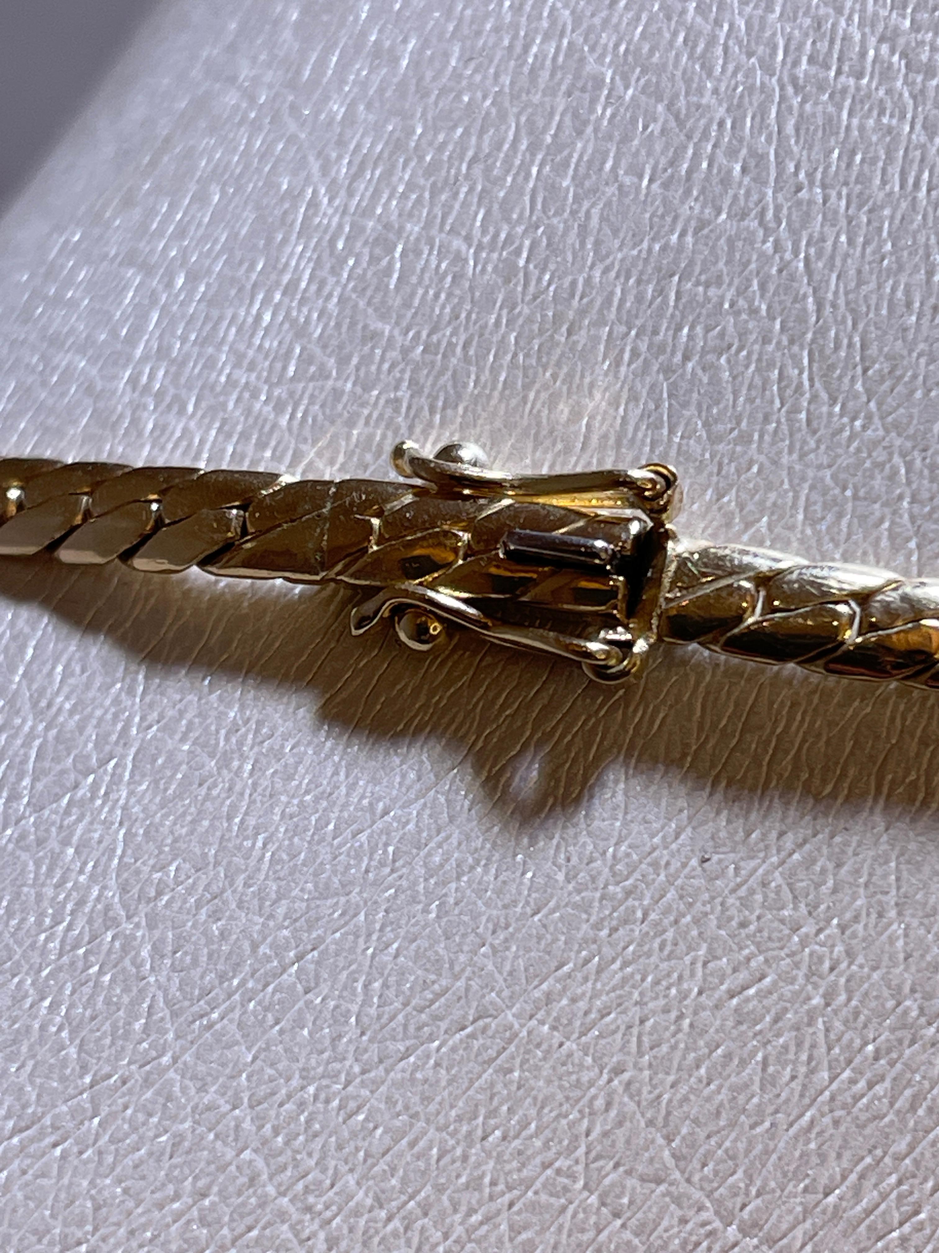 Collier Smaragd 5,19 Karat Brillanten 2,91ct Vintage By Damen im Angebot