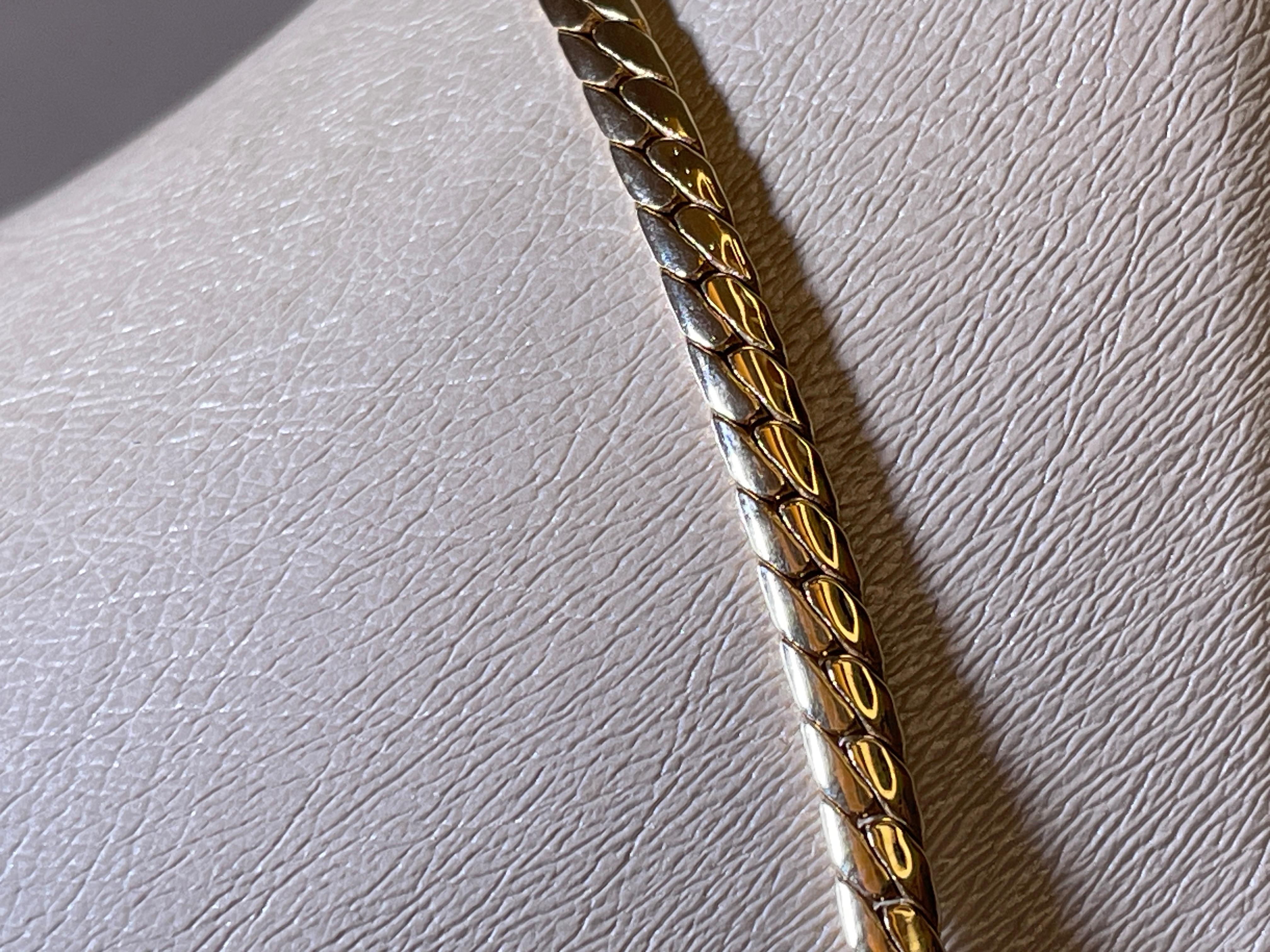 Collier Smaragd 5,19 Karat Brillanten 2,91ct Vintage By im Angebot 1