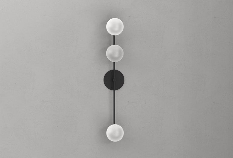 COLLINEAR Wall Light or Sconce in Glass and Bronze by Blueprint ...