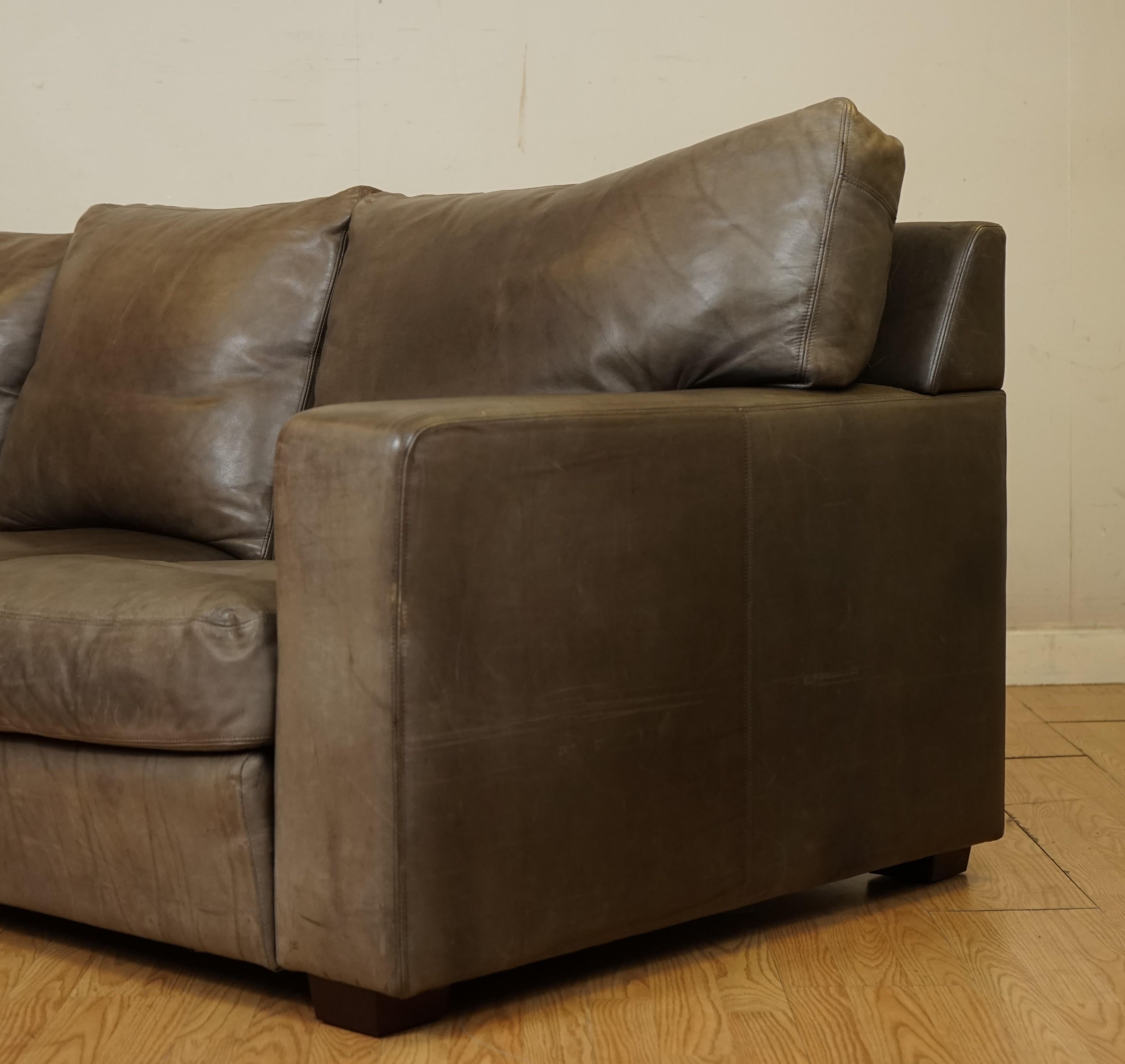 collins leather sofa