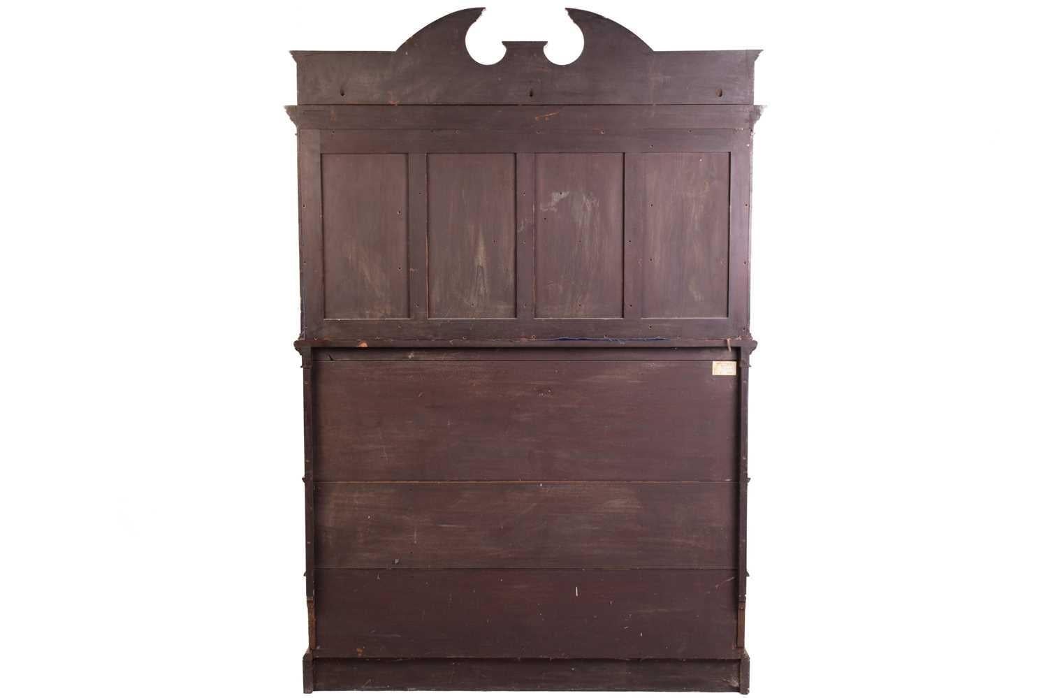 Late 19th Century Collinson and Lock attributed. A rare Anglo-Japanese inverted mahogany sideboard For Sale