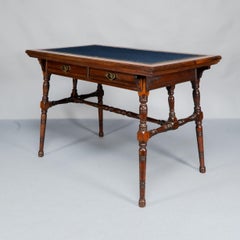 Collinson & Lock. Tavolo da scrittura a due cassetti Aesthetic Movement.