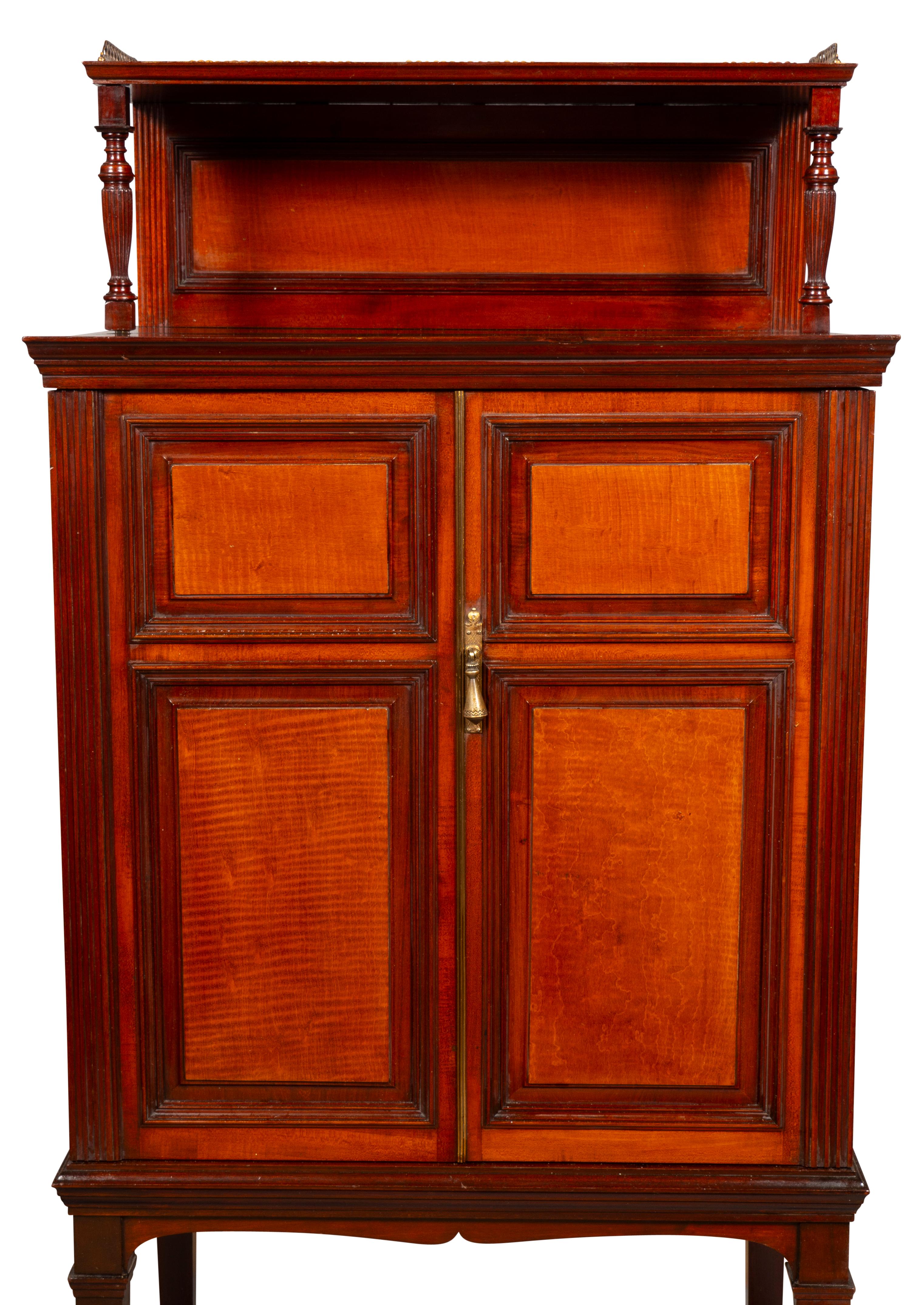 Collinson & Lock Mahogany Cabinet For Sale 7