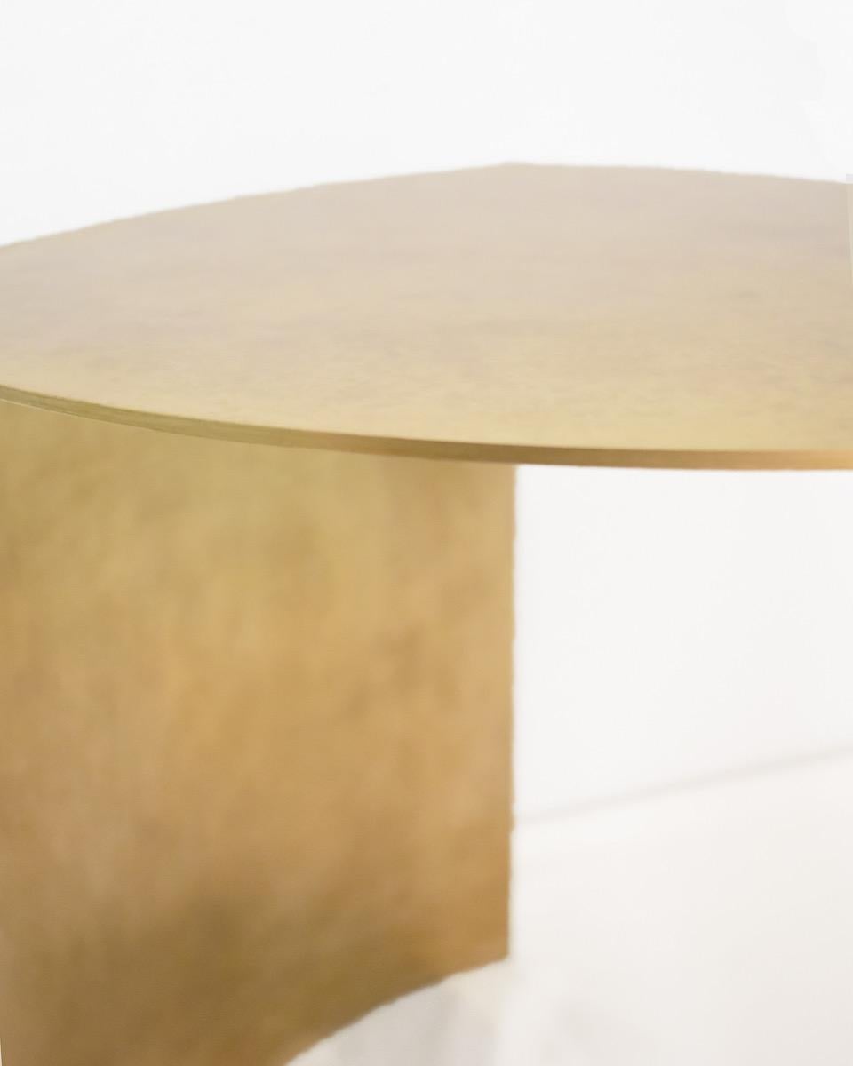Contemporary Collision Side Table For Sale