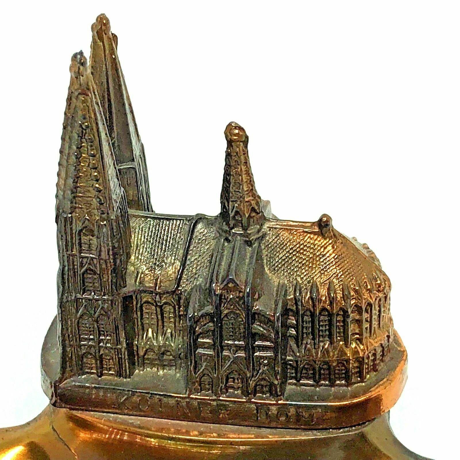 Mid-Century Modern Cologne Cathedral Church Souvenir Building Ashtray Vintage, German, 1950s For Sale