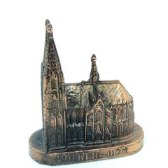 Cologne Cathedral Church Souvenir Building Vintage, German, 1960s