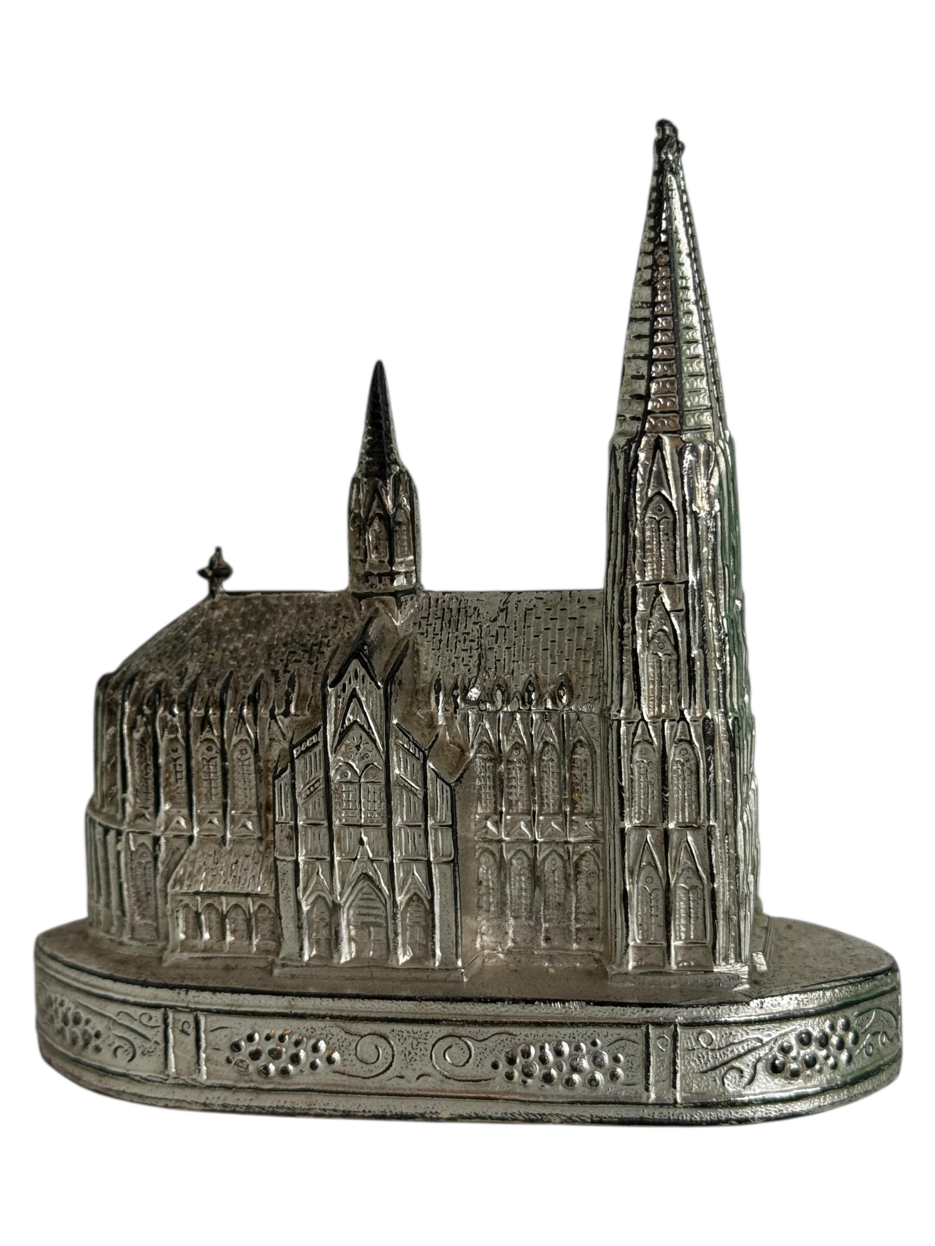 Cathédrale de Cologne Souvenir Bâtiment architectural Collectional Allemagne années 1920 Bon état - En vente à Nuernberg, DE