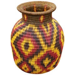 Colombian A Vase Hand-Braided