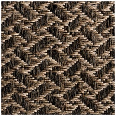 9' x 12' Area Rug, Handwoven Horsehair + Jute, Festival, Colombian Crin Rugs