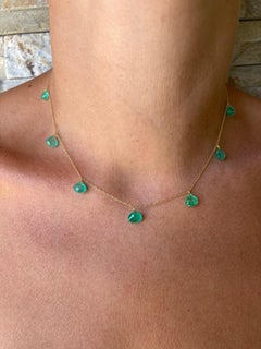 Colombian Emerald "7" Necklace