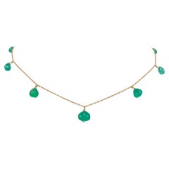 Colombian Emerald "7" Necklace