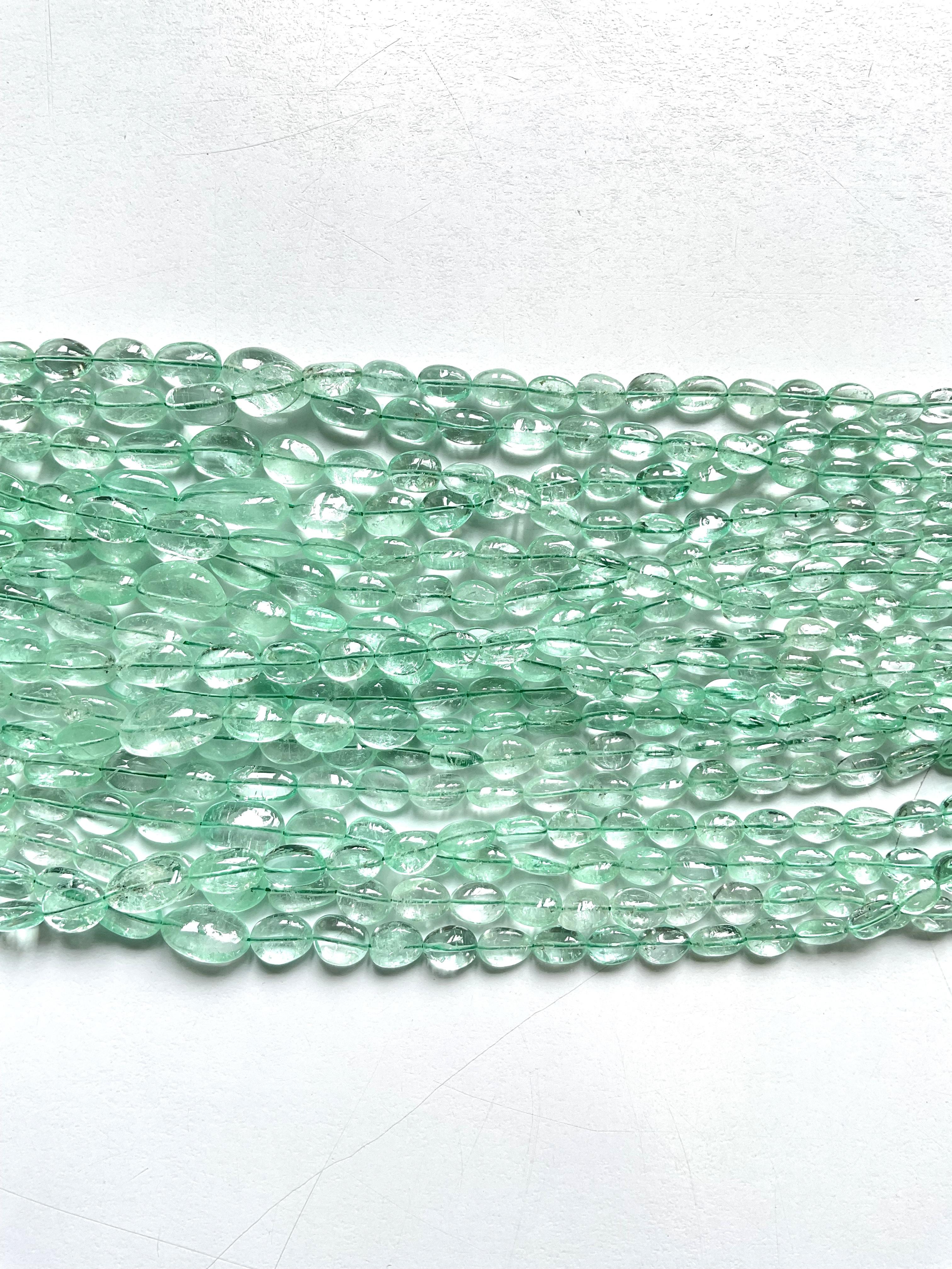 Kolumbianischer Smaragd 788,16 Karat Plain Tumble für feinen Schmuck Natürlicher Edelstein im Zustand „Neu“ im Angebot in Jaipur, RJ