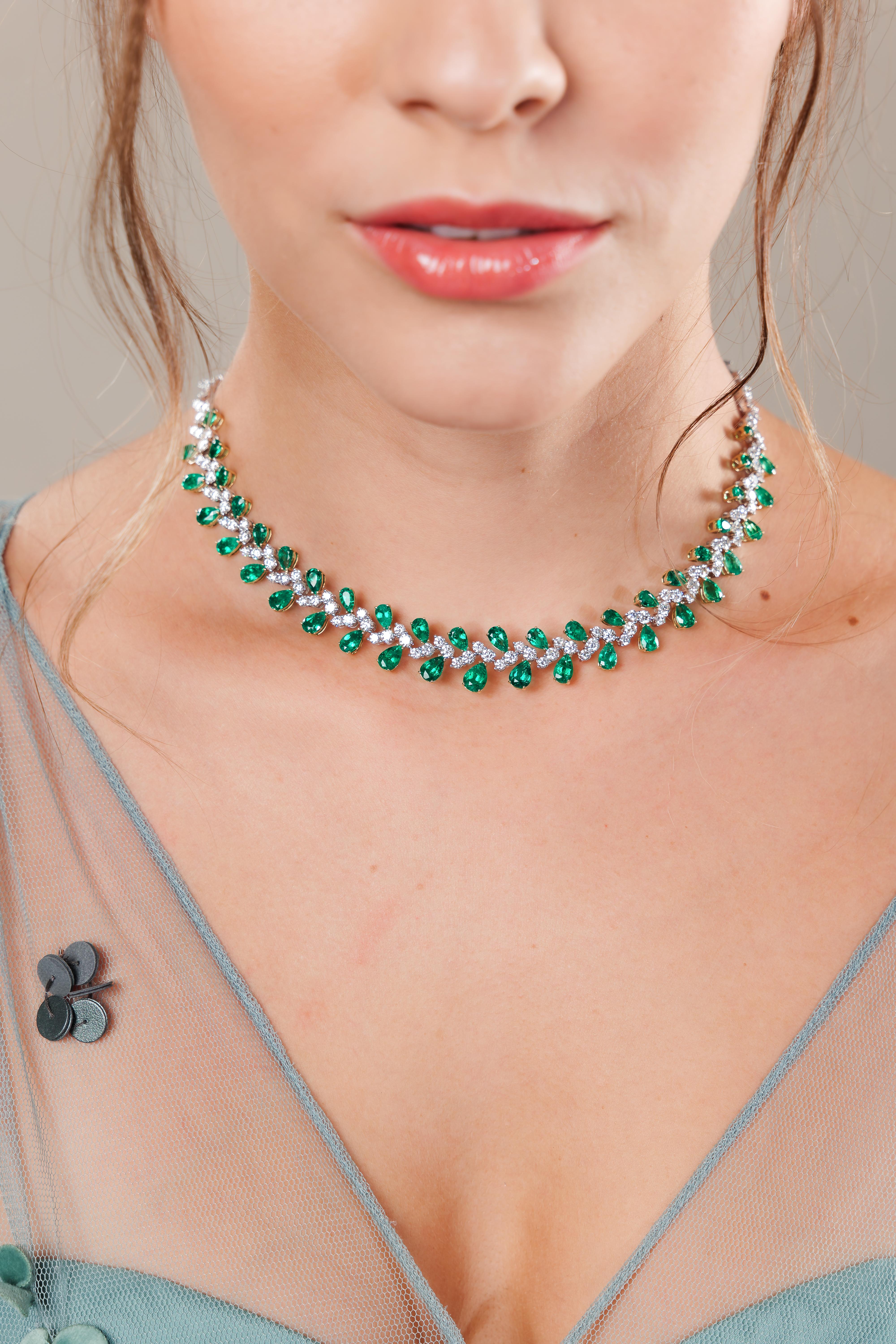 mayfair emerald necklace