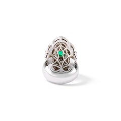 Colombian Emerald and Diamond Ring