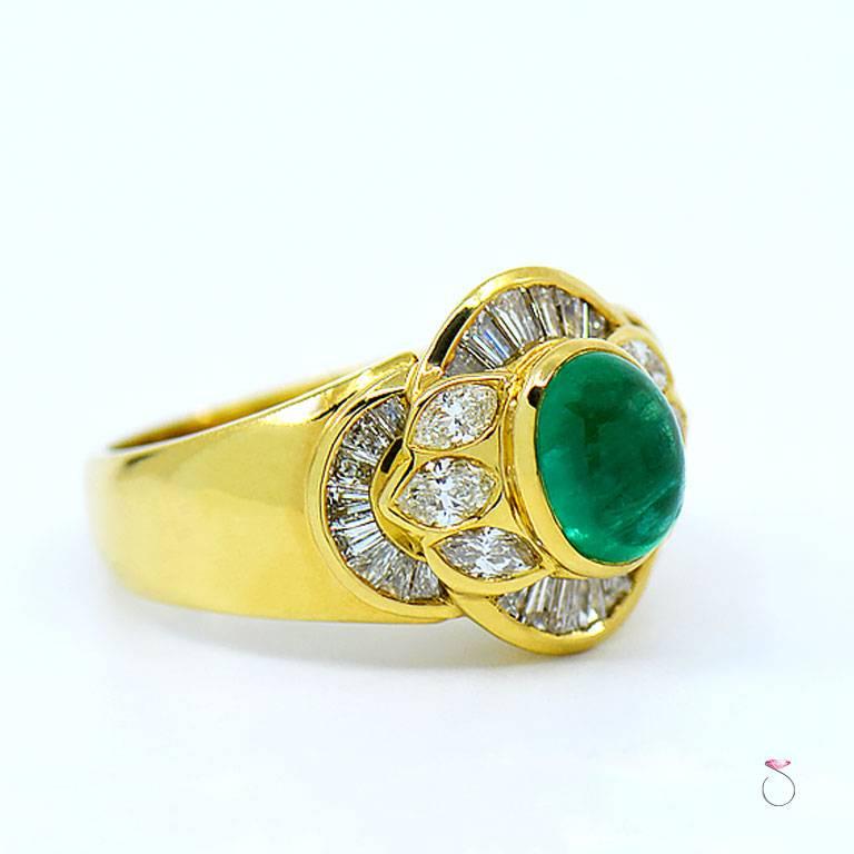 Colombian Emerald and Diamond Ring 3