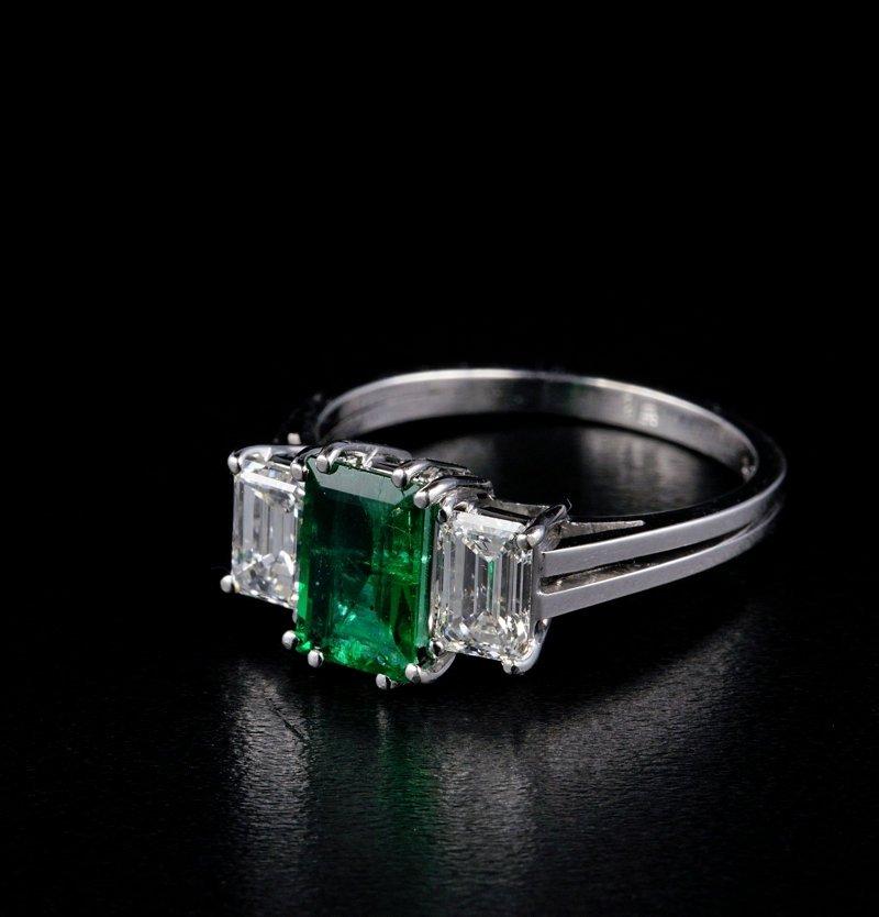 emerald cut emerald engagement rings