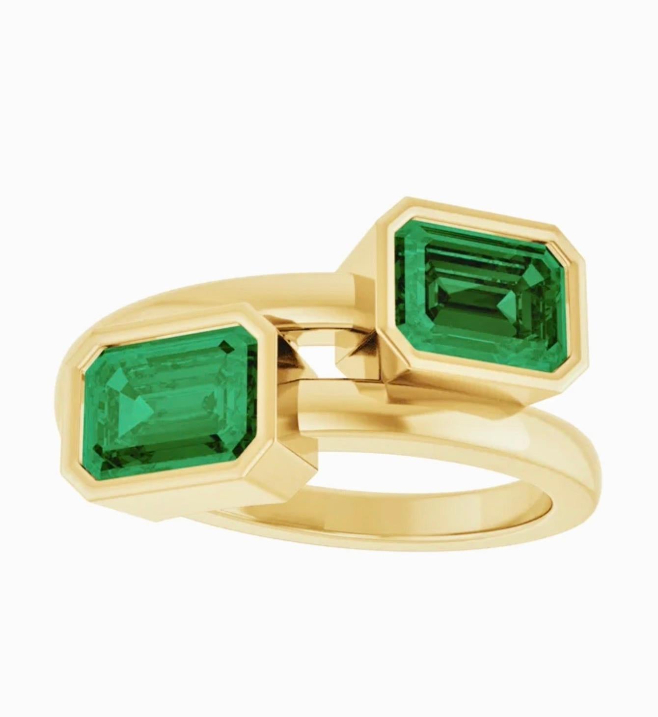 Colombian Emerald Diamond Bypass 