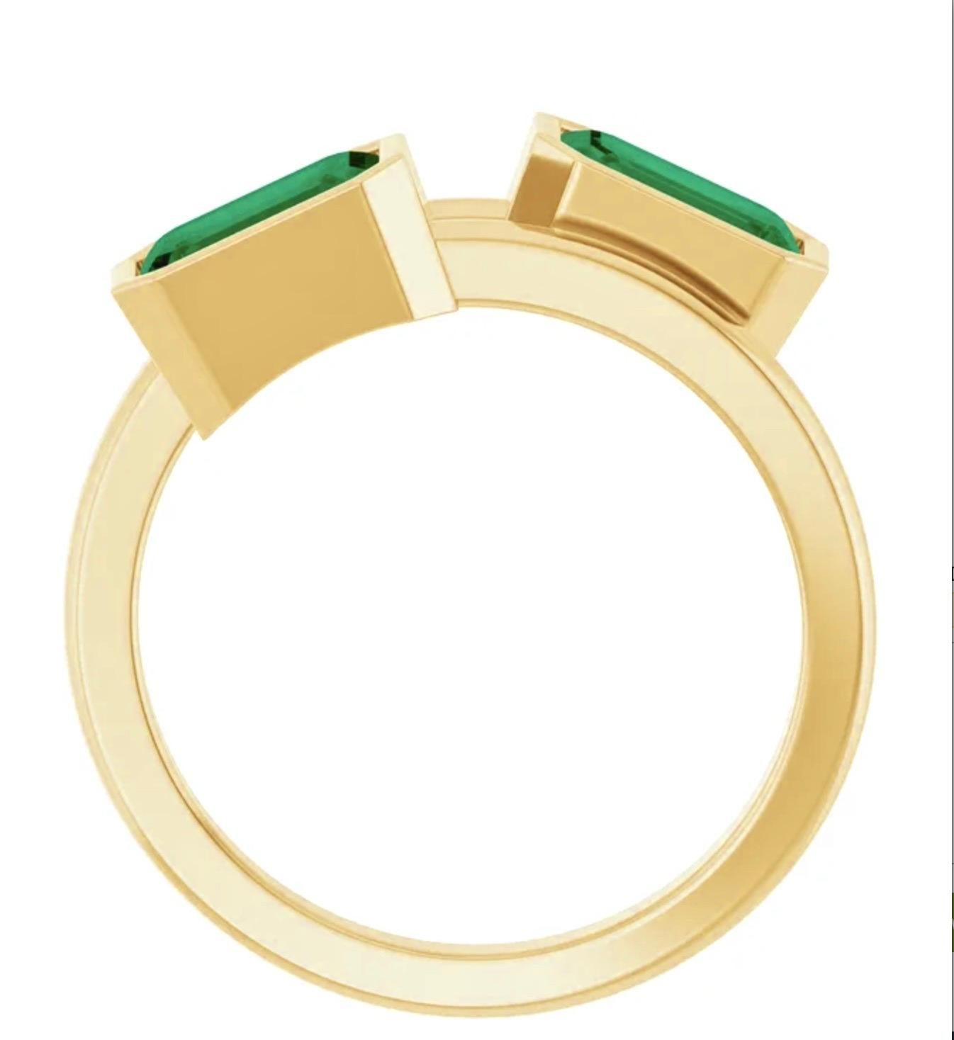 Colombian Emerald Diamond Bypass 