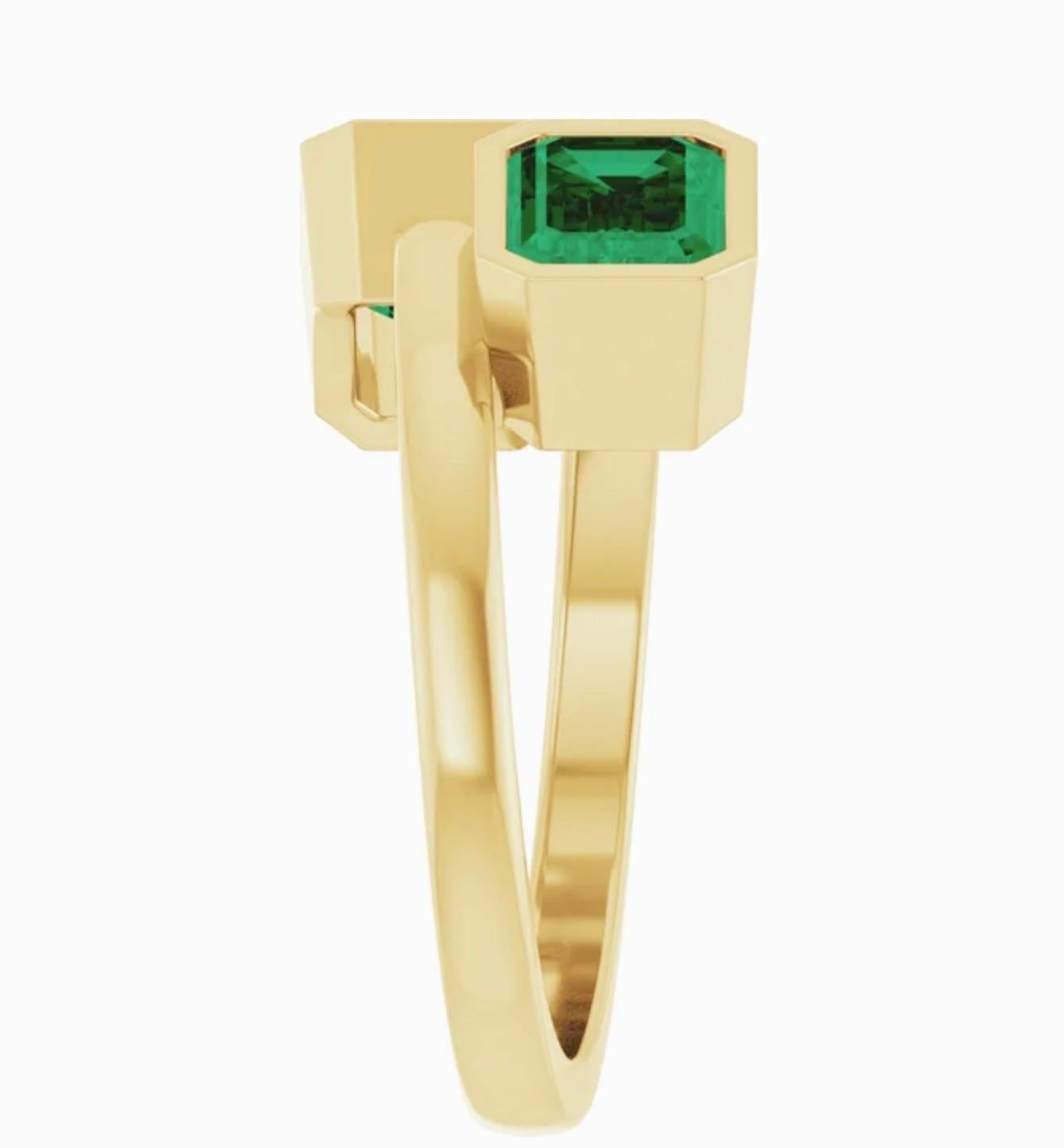 Colombian Emerald Diamond Bypass 