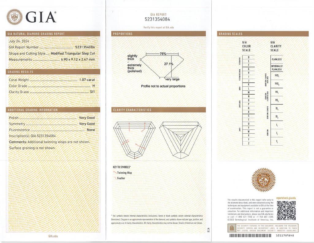 Kolumbianischer Smaragd & Diamant Platinring, Gübelin zertifiziert im Zustand „Neu“ im Angebot in New York, NY