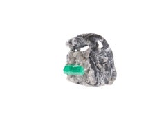 Colombian Emerald Komodo Dragon Rough Crystal Sculpture