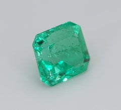 Colombian Emerald Loose Gemstone, 0.42ct Octagonal Cut, 1990s
