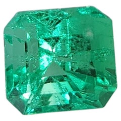Colombian Emerald Loose Gemstone, 0.42ct Octagonal Cut, 1990s