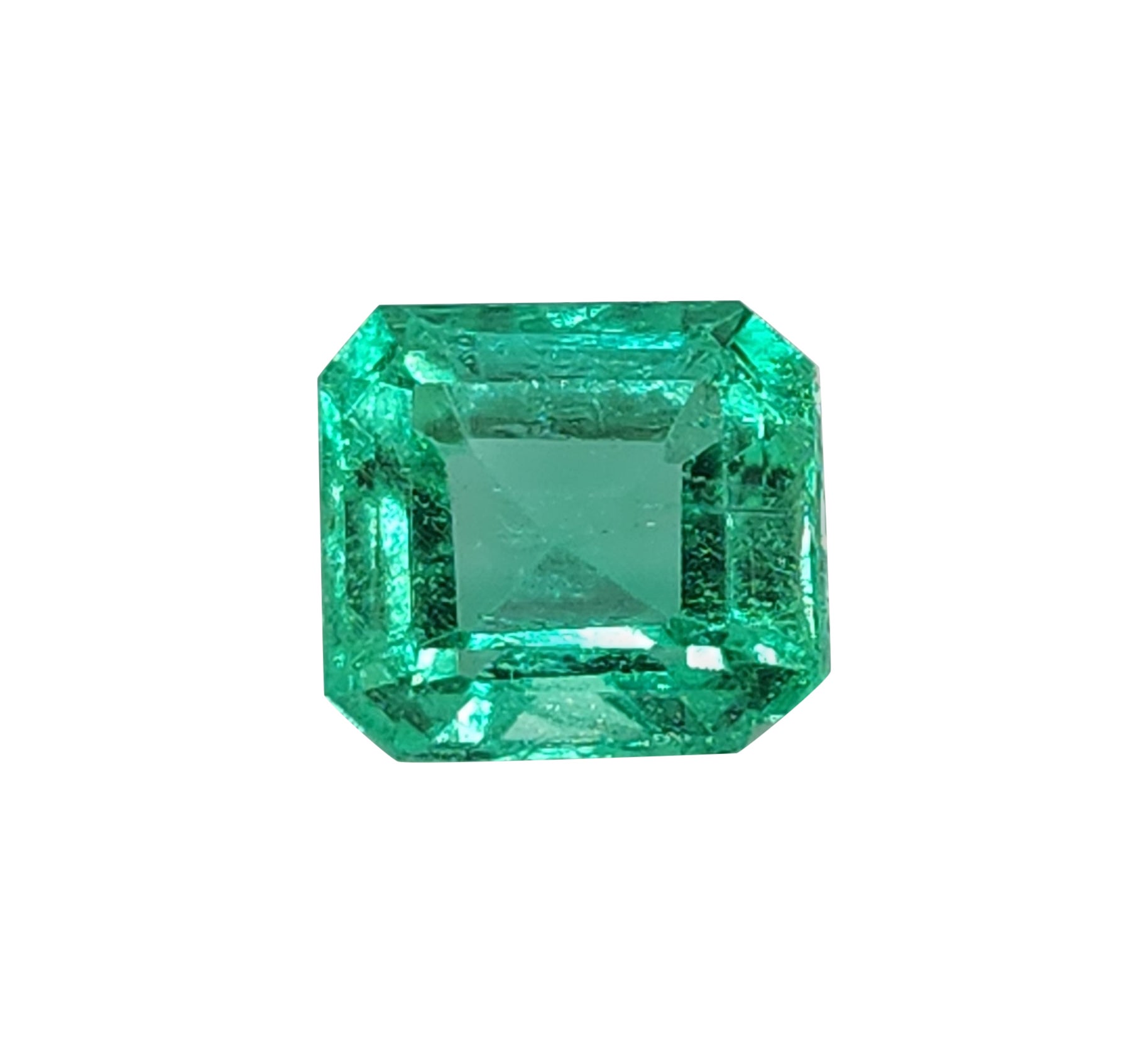 Colombian Emerald Loose Gemstone, 0.44ct Octagonal Cut, 1990s