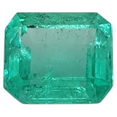 Colombian Emerald Loose Gemstone, 0.45ct Octagonal Cut, 1990s