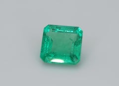 Colombian Emerald Loose Gemstone, 0.45ct Square Cut, Unisex, 1990