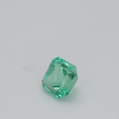Esmeralda colombiana suelta, 0,48 ct talla octogonal, años 90