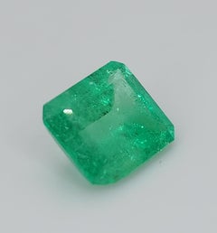 Colombian Emerald Loose Gemstone, 0.49ct Octagonal Cut, 1990s